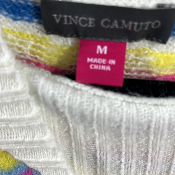 🆕Vince Camuto>Soft stretch neck zig zag design ski sweater - NWT - Picture 5 of 5